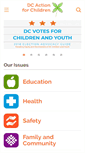 Mobile Screenshot of dcactionforchildren.org